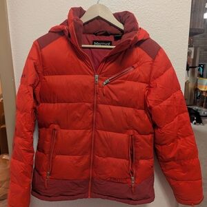 Marmot Red Puffer Jacket - Women's Size M